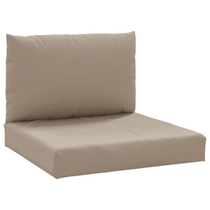 Palettenkissen 2er Set Taupe Oxford