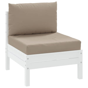 Palettenkissen 2er Set Taupe Oxford