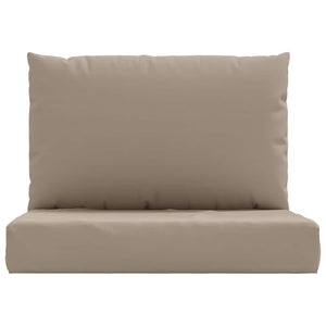 Palettenkissen 2er Set Taupe Oxford