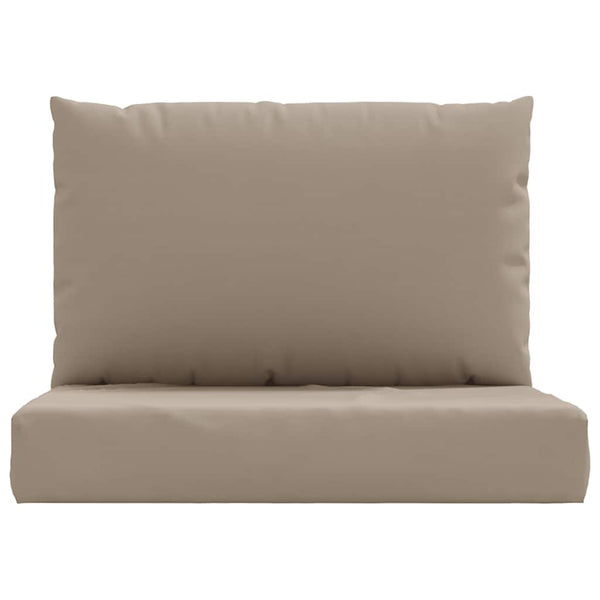 Palettenkissen 2er Set Taupe Oxford