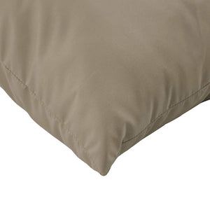 Palettenkissen 2er Set Taupe Oxford
