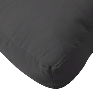 Schwarzes Palettenkissen 60x60 cm Oxford-Gewebe