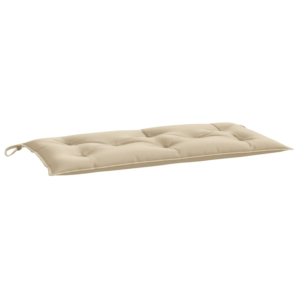 Beige Gartenbank Auflage 110x50 cm