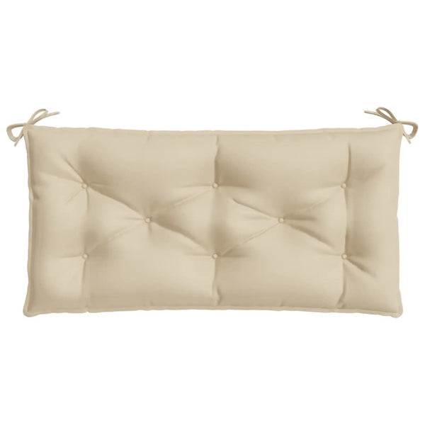 Beige Gartenbank Auflage 110x50 cm