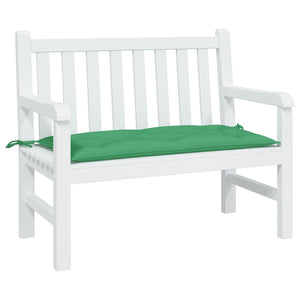 Grüne Gartenbank Auflage 110x50 cm