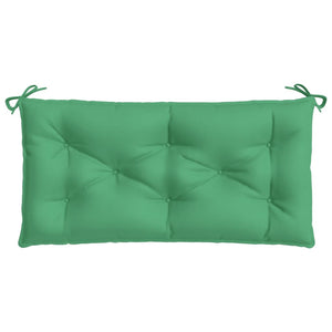 Grüne Gartenbank Auflage 110x50 cm
