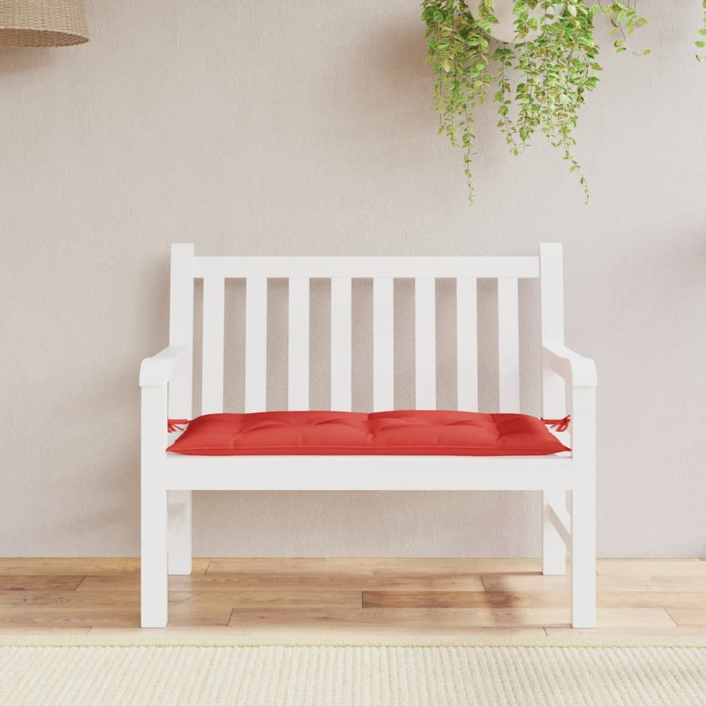 Gartenbank Auflage Rot 110x50 cm