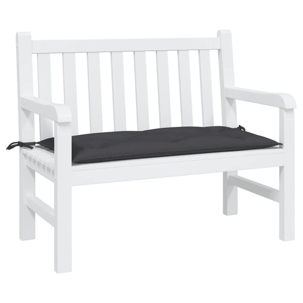 Gartenbank Auflage Schwarz 110x50 cm