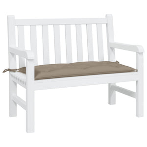 Gartenbank Auflage Taupe 110x50 cm