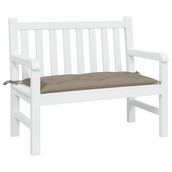 Gartenbank Auflage Taupe 110x50 cm