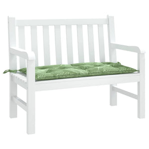 Gartenbank Auflage Blattmuster 110x50 cm