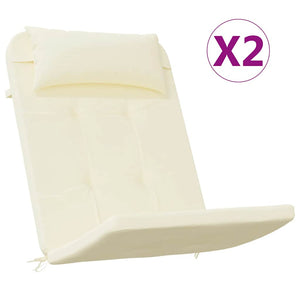 Adirondack Stuhlkissen 2er Set Creme