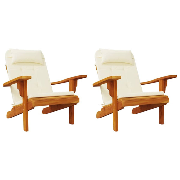 Adirondack Stuhlkissen 2er Set Creme