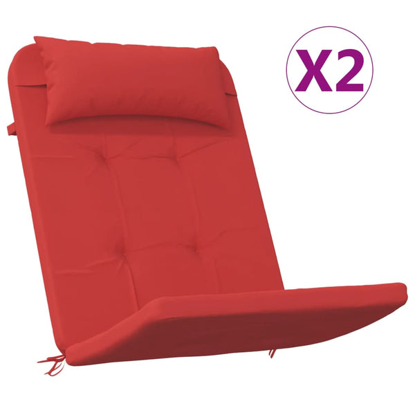 Adirondack Stuhlkissen Rot, 2er-Set