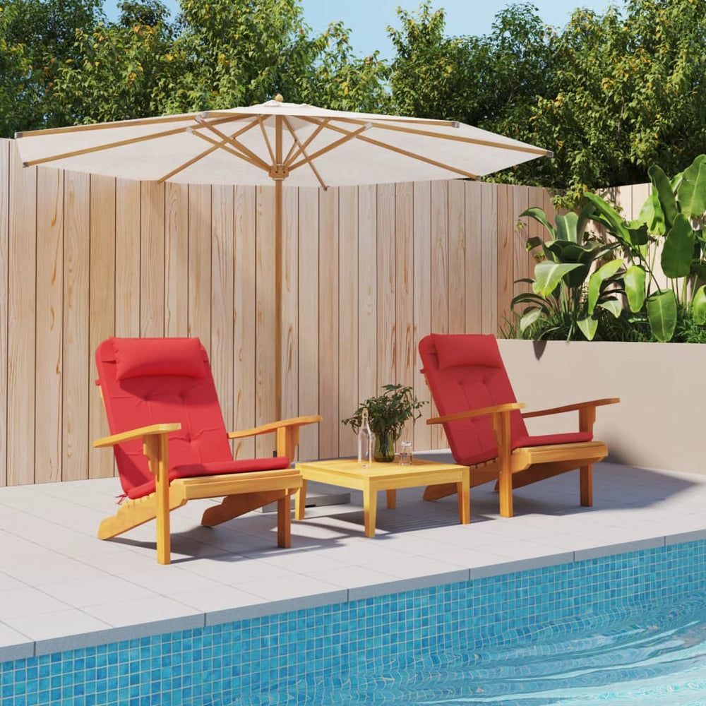 Adirondack Stuhlkissen Rot, 2er-Set