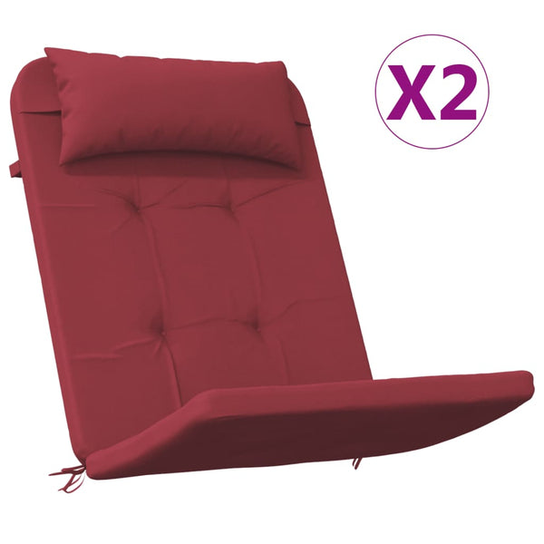 Adirondack Auflagen 2er-Set Weinrot