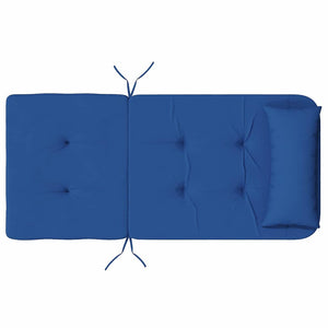 Blaue Stuhlkissen, 2er Set, 58x77 cm