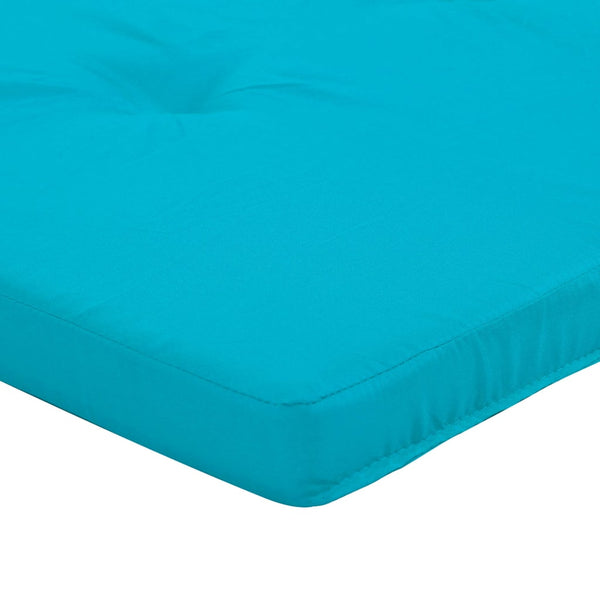 vidaXL Coussins de chaise Uni 2 pcs Turquoise 58 x 77 x 4,5 cm Tissu Oxford