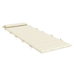 Sonnenliegen Auflage Creme 180x60 cm