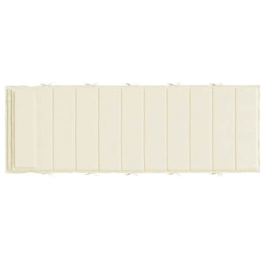 Sonnenliegen Auflage Creme 180x60 cm