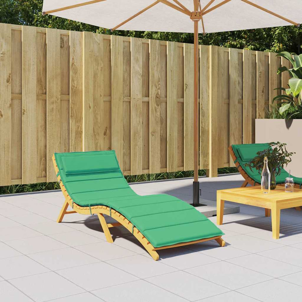 Grüne Sonnenliegen Auflage 180x60 cm