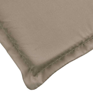 Sonnenliegen Auflage Taupe 180x60 cm