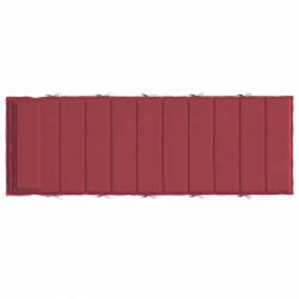 vidaXL Sun Lounger Cushion Wine Red 180 x 60 x 4 cm Oxford Fabric