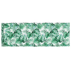 vidaXL Coussin pour chaise longue motif feuilles 180x60x4 cm Tissu Oxford
