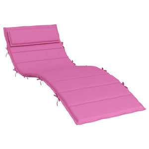 Sonnenliegen Kissen Rosa 180 cm