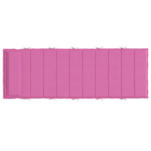 Sonnenliegen Kissen Rosa 180 cm