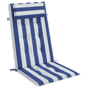 Hochlehner Auflagen 6er-Set Blau/Weiß