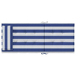 Hochlehner Auflagen 6er-Set Blau/Weiß