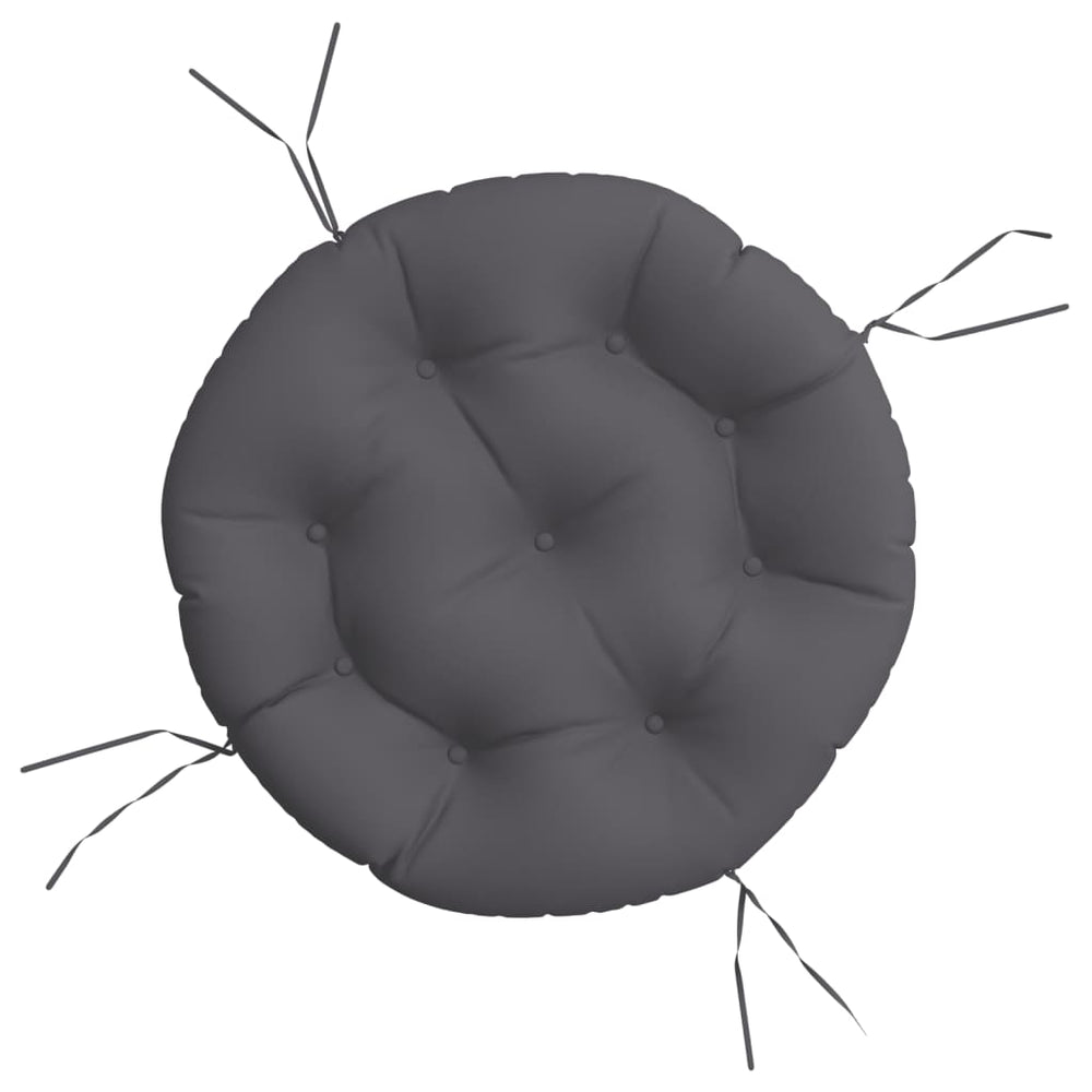Rundes Kissen Anthrazit Ø 60 cm
