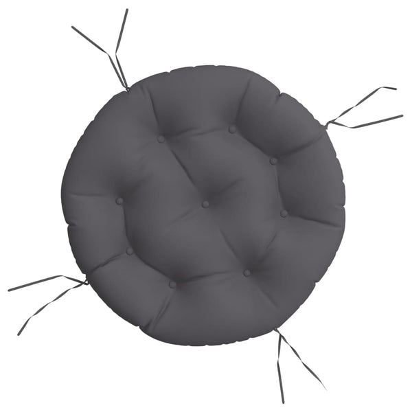 Rundes Kissen Anthrazit Ø 60 cm