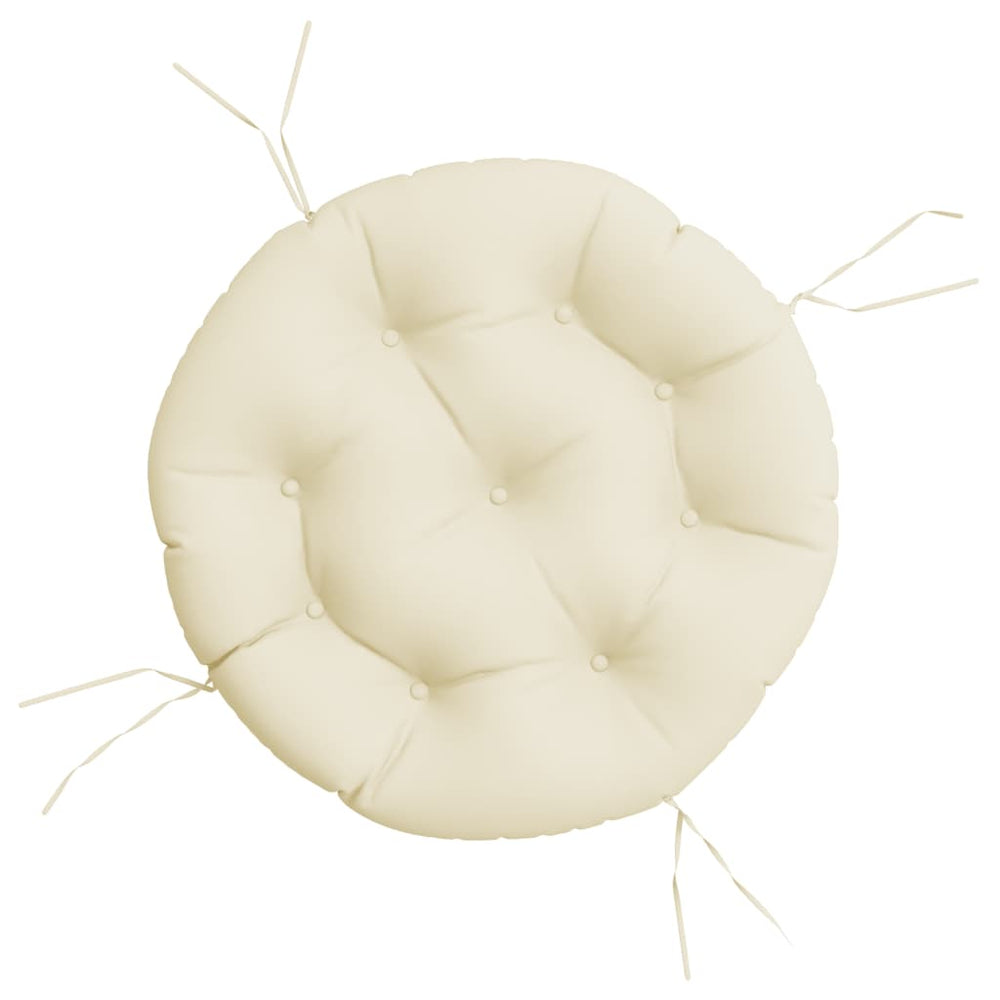Rundes Kissen Creme Ø 60cm Oxford