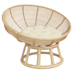 Rundes Kissen Creme Ø 60cm Oxford