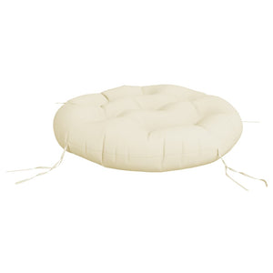 Rundes Kissen Creme Ø 60cm Oxford