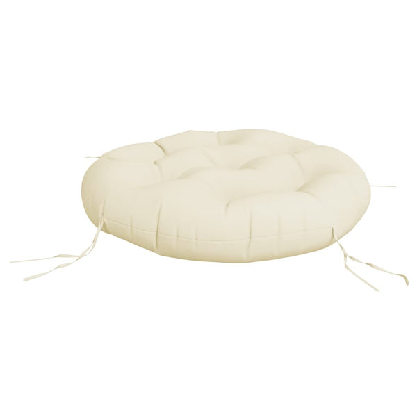 Rundes Kissen Creme Ø 60cm Oxford
