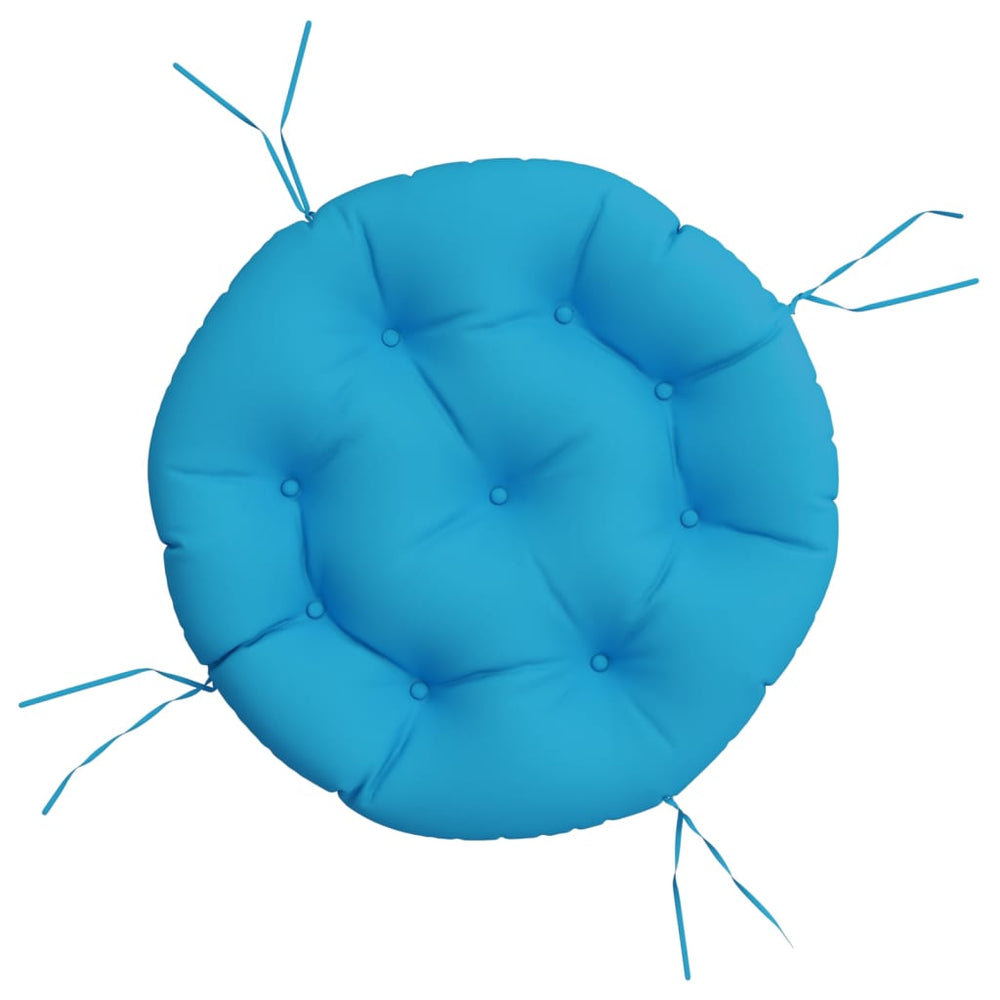 Rundes Kissen Hellblau Ø 60cm