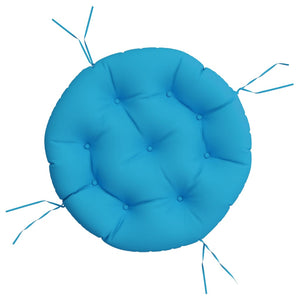 Rundes Kissen Hellblau Ø 60cm