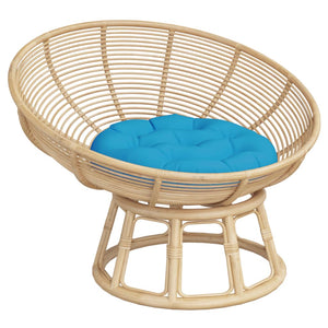 Rundes Kissen Hellblau Ø 60cm
