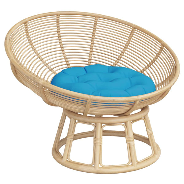 Rundes Kissen Hellblau Ø 60cm
