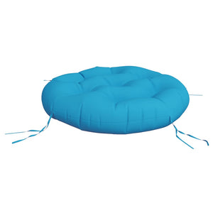 Rundes Kissen Hellblau Ø 60cm