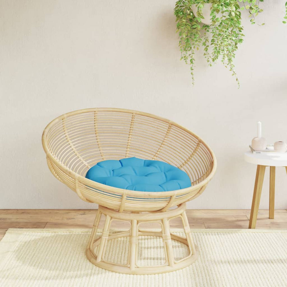 Rundes Kissen Hellblau Ø 60cm