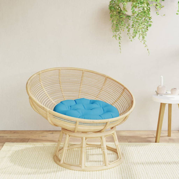 Rundes Kissen Hellblau Ø 60cm