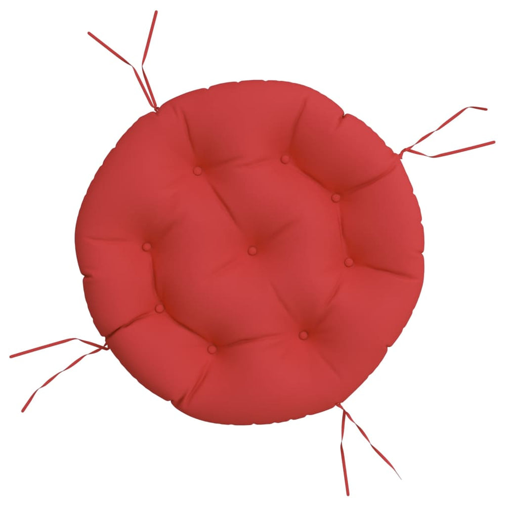 Rotes Rundes Kissen Ø 60cm Oxford-Gewebe
