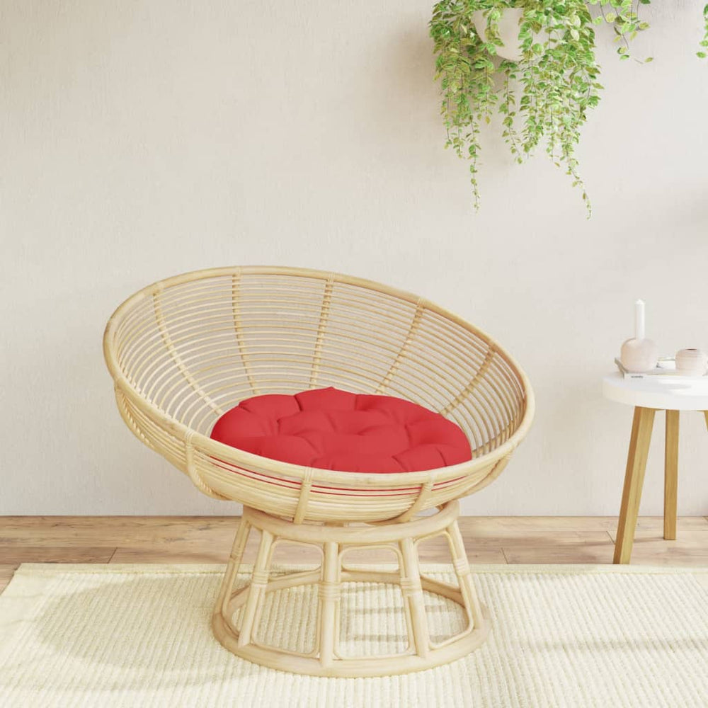 Rotes Rundes Kissen Ø 60cm Oxford-Gewebe