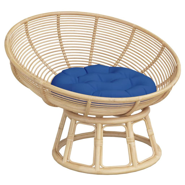 Rundes Kissen Königsblau Ø 60cm
