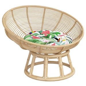 vidaXL Coussin rond multicolore Ø 60x11 cm en tissu Oxford