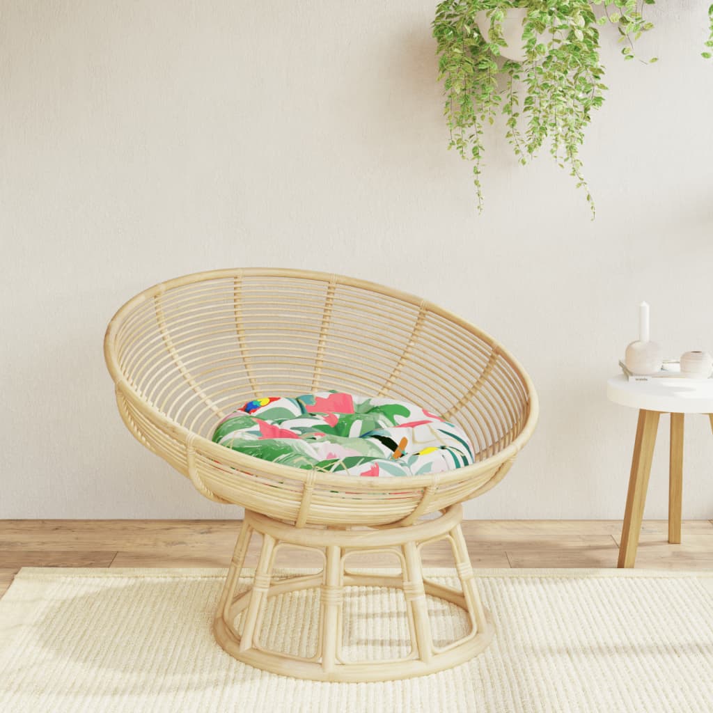 vidaXL Coussin rond multicolore Ø 60x11 cm en tissu Oxford